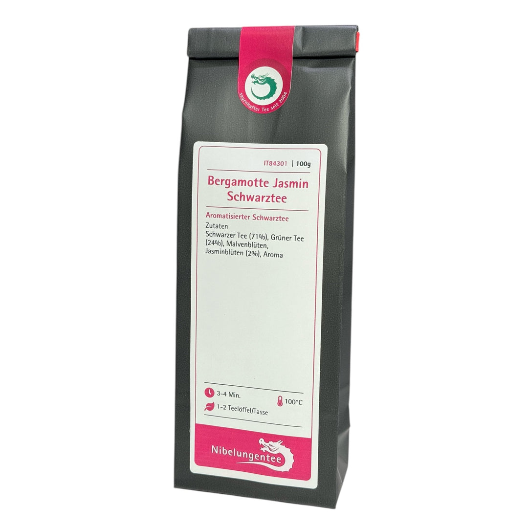 Bergamotte Jasmin Schwarztee