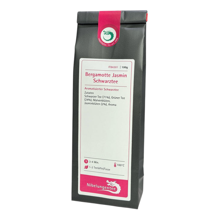 Bergamotte Jasmin Schwarztee