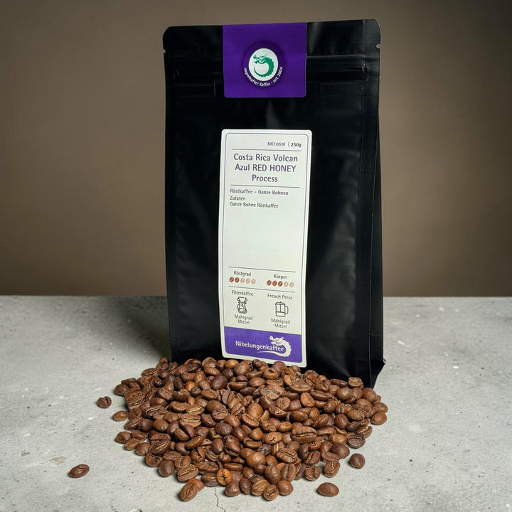 Costa Rica Volcan Azul RED HONEY Process Kaffee
