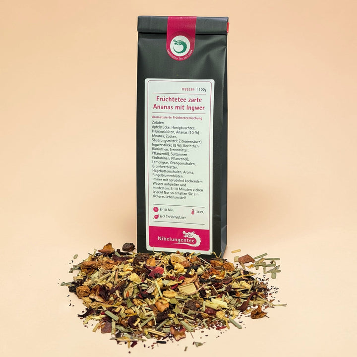 Früchtetee zarte Ananas mit Ingwer