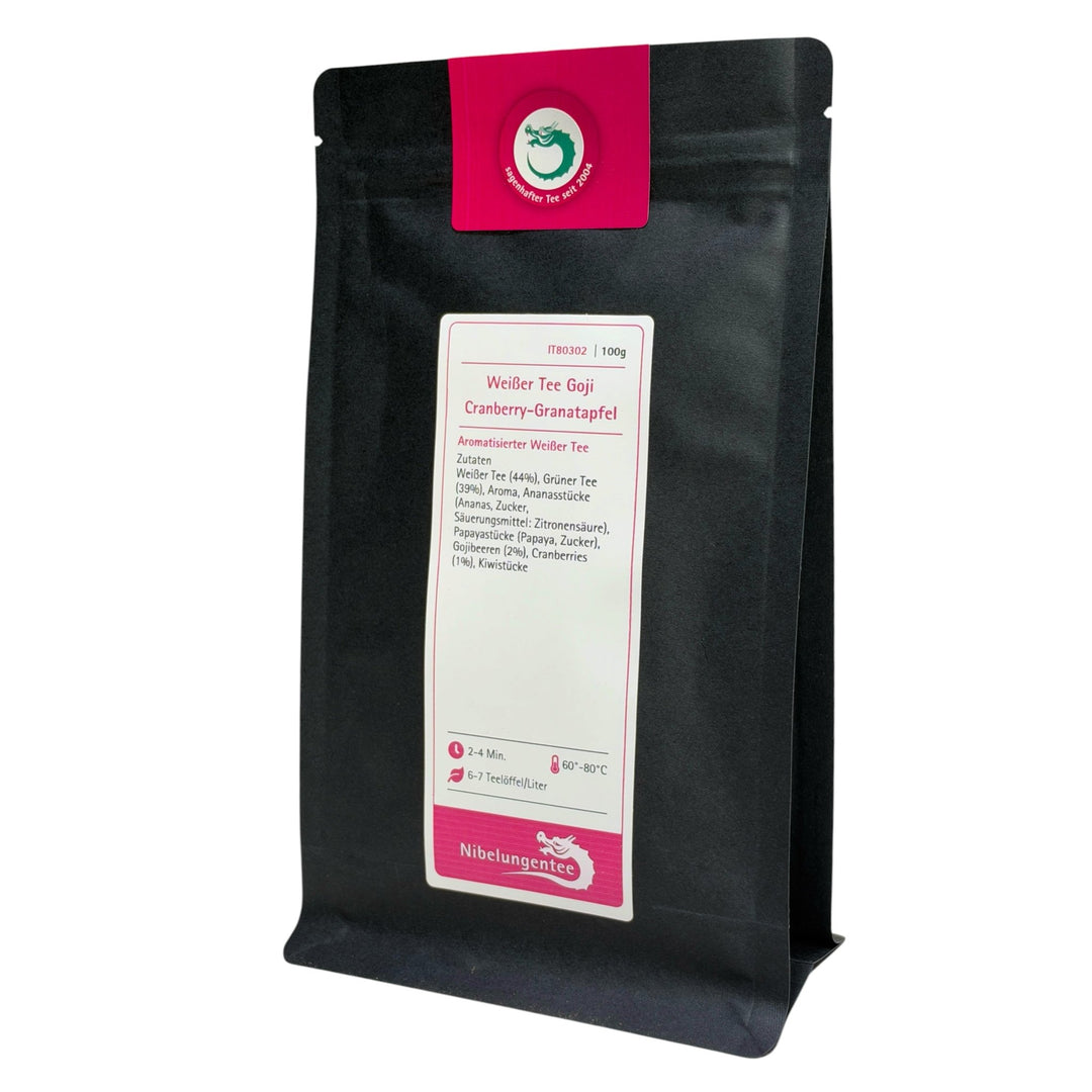 Weißer Tee Goji-Cranberry-Granatapfel